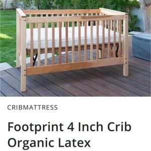 NIB organic crib mattress